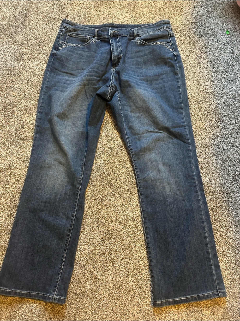 CJ Banks Dark Blue Denim Jeans